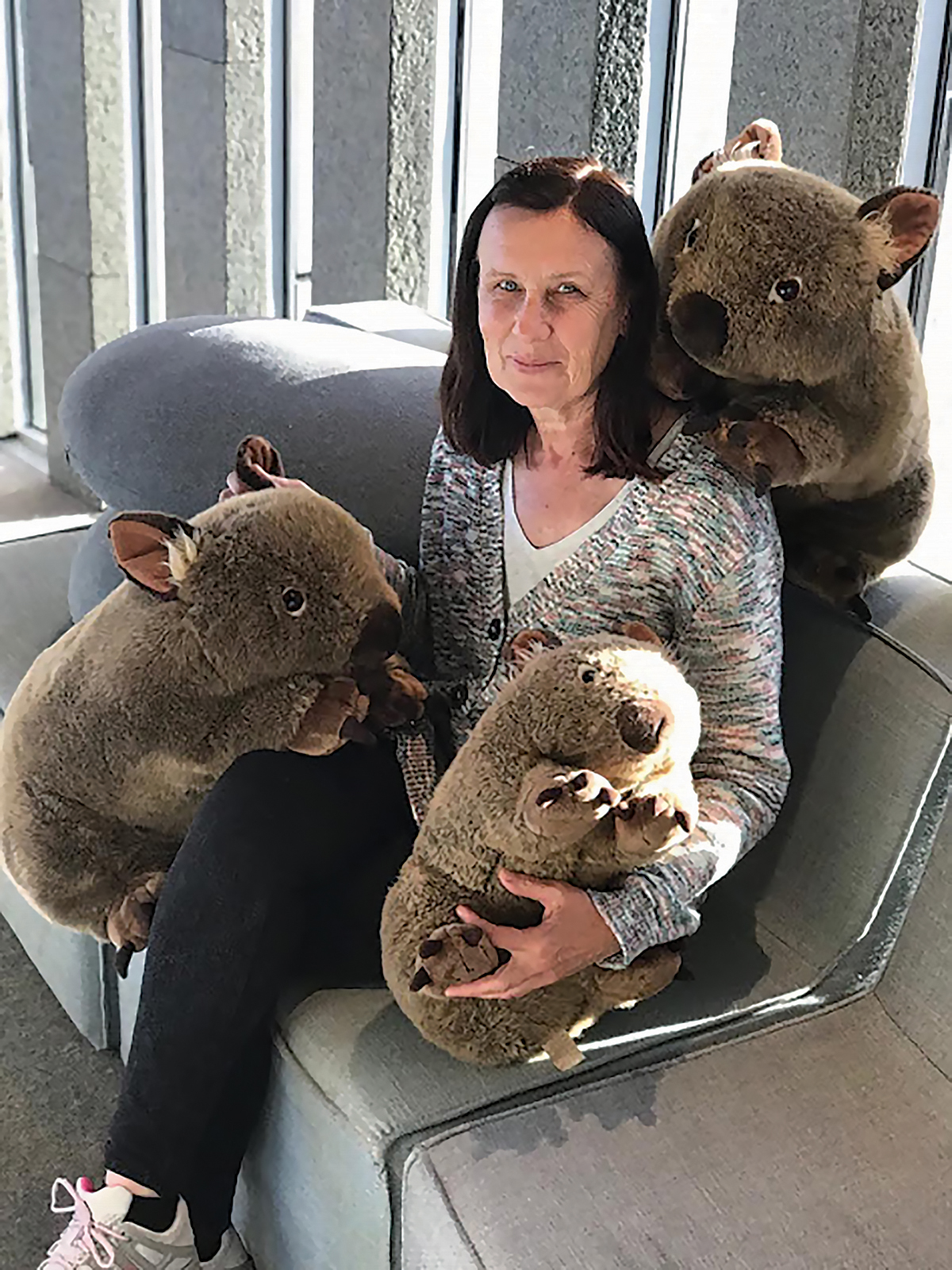 stuffed wombat